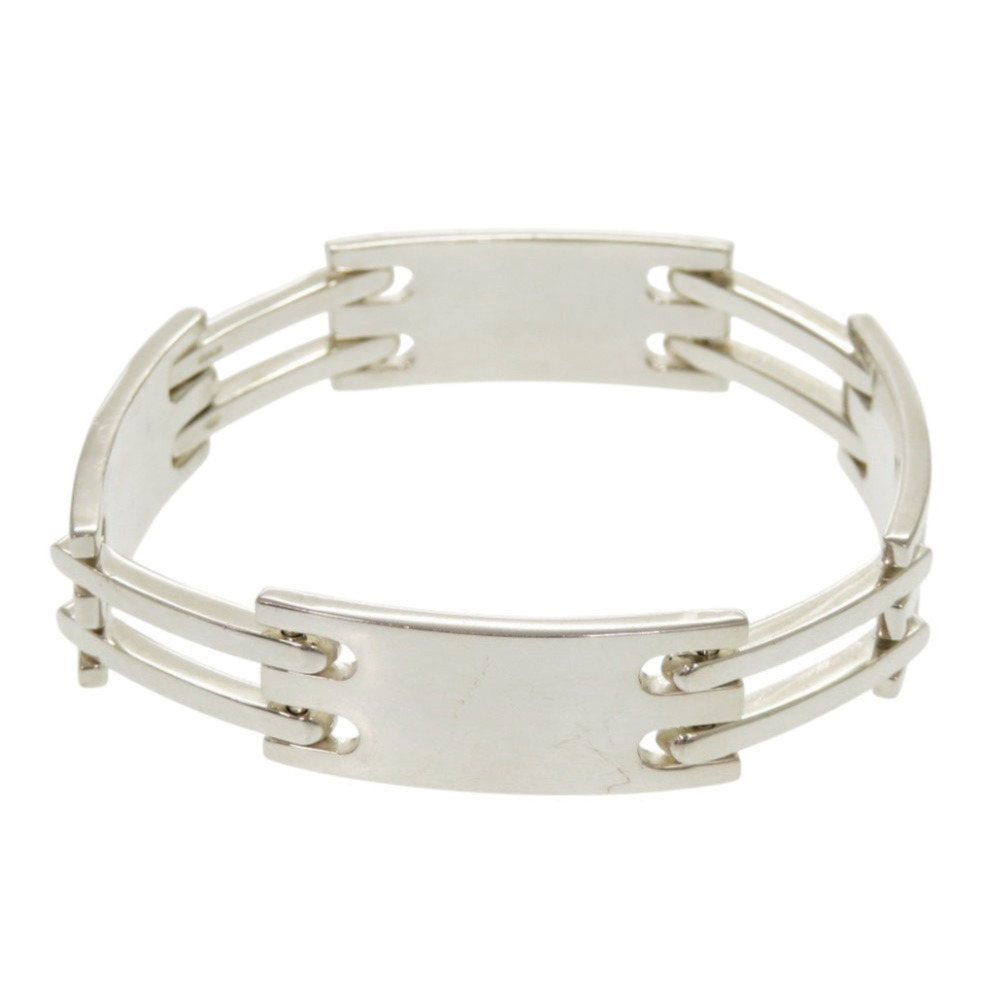 Gucci logo plate silver 925 bracelet 0516GUCCI - Picture 3 of 9